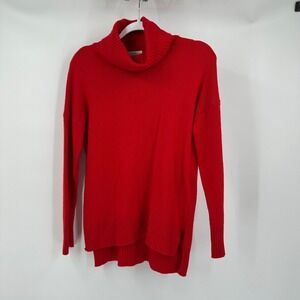 Bartolini Womens Wool Cashmere Tunic Sweater Size M Italian Luxury‎ Cozy Red